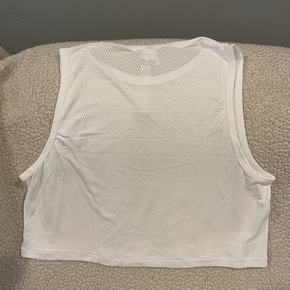 PINK Victoria's Secret White Muscle Tee - Picture 3 of 3